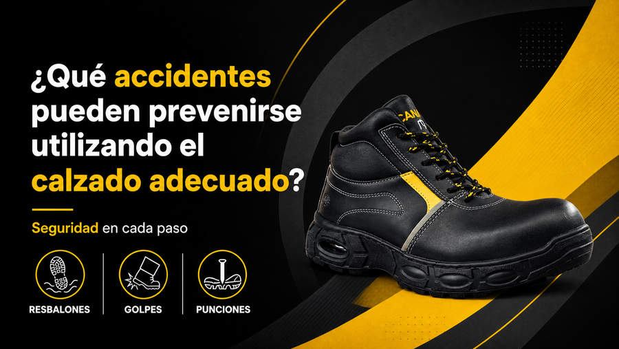 ¿Qué accidentes pueden prevenirse utilizando el calzado adecuado?