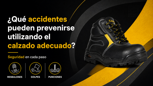 ¿Qué accidentes pueden prevenirse utilizando el calzado adecuado?