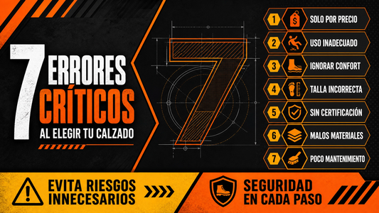 Errores comunes al elegir botas de seguridad (y cómo evitarlos)